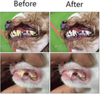 Orgrimmar 2 Pcs 3-Sided Pet Toothbrush Dog Cat Mouth Dental Teeth Care | Pet Brush for Bad Breath Tartar Cleaning