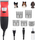 DUCKBOY 35W Pet Clipper Grooming Kit, 4 Interchangeable Blades, 3m Cable | Ideal for all dogs & cats. Home grooming with 4 stainless steel blades, 35W motor, 3m cable. Quiet, safe trimming