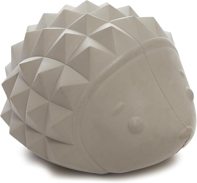 Barkbox Sven The Hedgie Super Chewer Dog Toy | Natural Rubber, Wacky Bounce & Rippled Texture | Durable Dog Toy for Aggressive Chewers, Medium to Large Dogs