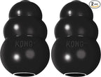 KONG Extreme Dog Toy - Fetch & Chew Toy - Treat-Filling Capabilities & Erratic Bounce for Extended Play Time Most Durable Natural Rubber Material - for Power Chewers - for Small Dogs (Pack of 2)