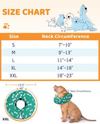 Supet Inflatable Dog Cone Collar Alternative After Surgery, Dog Neck Donut Collar Recovery E Collar for Neuter, Soft Pet Cone for Small Medium Large Dogs