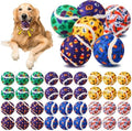 Civaner 36 Pcs Halloween Dog Toys Bulk, 2.5 Inch Squeaky Tennis Balls by Civaner