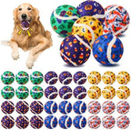 Civaner 36 Pcs Halloween Dog Toys Bulk, 2.5 Inch Squeaky Tennis Balls by Civaner