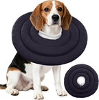 IDOMIK Dog Recovery Collar, Waterproof Soft Dog Cone After Surgery | Comfy Protective Elizabethan Collar Alternative for Dogs Cats, Adjustable Pet Neck Donut Cone Anti-Licking Wounds,Grey,XL