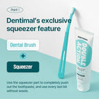 Breezytail Dentimal Double Action Pet Toothbrush (4 Pack) - 0.63" Ultra-Compact Head for Small to Medium Dogs & Cats, Dupont Ultra-Soft 90-Micron Micro-Fine Bristles, 15° Angled