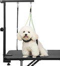 Breeze Touch Dog Grooming Table Arm with Clamp 32in, Pet Dog Grooming Table for Small Dogs at Home Foldable, Cat Dog Grooming Harness Stand Holder Portable for Trimming Nails, Drying, Haircut