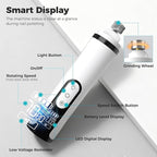 Silent Pets Nail Grinder with 2 Lights and 3 Speeds,Cordless Nail Trimmers | Rechargeable Dog Nail Trimmers,Painless Paws Grooming Pro for Small Medium Large Dogs & Cats (2 Replacement Heads)