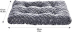 Amazon Basics Washable Cat and Dog Bed and Crate Pad, Indoor, Easy to Clean, 23" x 18" x 2.5", Gray
