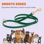 Viper Biothane K9 Working Dog Leash Waterproof Lead for Tracking Training Schutzhund Odor-Proof Long Line with Solid Brass Snap for Puppy Medium and Large Dogs 4ft, Hunter Green