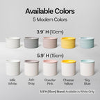 Hello Bowl Elevated Ceramic Cat Bowl with Stand, Raised Whisker-Friendly Feeding Bowl for Cats & Small Dogs, Patented Design, Made in Korea (Pink, Square Only/Dry)