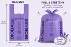 Greenbone Poop Bags for Dogs with Handles Lavender Scent Purple with Bonus Rope Pet Toy, 200 Count on Single Roll, Plant Based