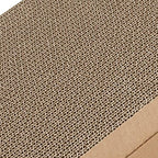 Best Pet Supplies Catify Cat Scratcher Pads - Slope, 2-Pack | Corrugated Cardboard, Double Sided Cat Scratching Pad, Indoor Furniture Protector, Durable, For Kittens and Cats,