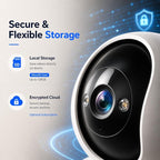 3MP Indoor Security Camera for Baby Monitor,5G/2.4G, 2Pack | Home Camera for Baby/Dog, Pan/Tilt, Smart Motion Tracking, 3X Zoom, Color Night Vision, Two-Way Talk, SD/Cloud