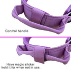 Tactical Dog Collar and Leash Set for Large Dogs with Control Handle,Purple | 1000D Heavy-Duty Nylon Fabric,Quick-Release Metal Buckle,Adjustable Fit,Soft-Padded Webbing,D-Ring,for Training & Hiking,XL