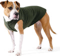 Goldpaw Stretch Fleece Dog Sweater - with Spandex for 4-Way Stretch - Soft, Comfortable Dog Coat - Machine Washable - Made in the USA - Hunter Green - Size 8
