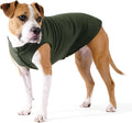 Goldpaw Stretch Fleece Dog Sweater - with Spandex for 4-Way Stretch - Soft, Comfortable Dog Coat - Machine Washable - Made in the USA - Hunter Green - Size 6