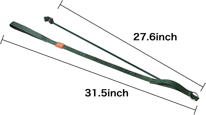 HowGo Slip Lead Dog Leash, 2 Spring-Loaded Slide Stopper (MintGreen 5.0FT) | Double Paddle Handles Heavy-Duty Training Lead Collar,Lightweight Aluminum Nylon,No-Pull Walking,All Breeds, Dog Trainer