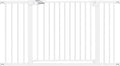 Babelio 36-57" Extra Wide Baby Gate for Stairs No Drilling, Dog Gate Indoor | Pressure/Wall Mount; Triple-lock System; Auto-close; 200N Impact Tested; Easy Install for Doorways, Kitchen, Hallway, White