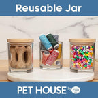 Pet House Candles, Natural Plant-Based, Long Lasting Candles for Pet Odor, 60 Hour Burn Time - Juicy Melon, 9 oz