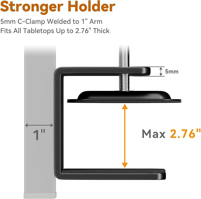 H Shape Dog Grooming Arm for Table, L Size Hammock, 42" H, 31-43" W | Heavy Duty, Adjustable Grooming Stand, Clamp Fits up to 2.76", with Hammock & 2 Nooses for Home Grooming & Nail Trimming
