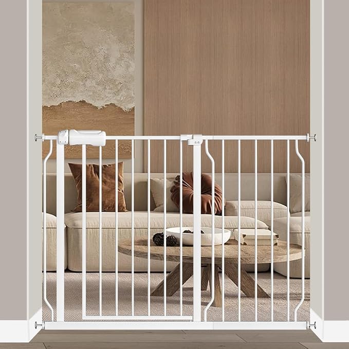 Fairy Baby Fairy Baby Walk Through Baby Gate Auto Close White Child Safety Gates Extension | Child Safety Gates Extension kit to Extends Wide Openings