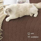 Tcksstex Waterproof and Anti-Slip Dog Bed Cover and Pet Blanket Sofa Pet Bed Mat car Incontinence Mattress Protectors Furniture Couch Cover for Most Cats Dogs, Pets