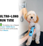 Professional Dog Clippers for Grooming Thick Curly Matted Coats | Detachable A5 Blade & Metal Guide Combs Kit for Horse Animal Breeds Low Noise Cordless Pet Hair Trimmer with 2 Speed Bluewave