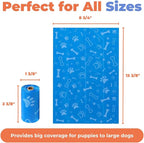 Best Pet Supplies Poop Bags for Dogs - Assorted Colors, 150 Count | Scented, Leak-proof, Easy-Tear perforations, 15 Thick Bags per roll, Outdoor Walking & Travel, Fits Standard Holders