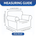 YEMYHOM Couch Cover Latest Jacquard Design High Stretch Sofa Chair Covers for Living Room, Pet Dog Cat Proof Armchair Slipcover Non Slip Magic Elastic Furniture Protector (Small, Begonia Leaf Navy)