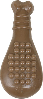 BULLYMAKE Brown Tough Chew Turkey Leg Toy for Dogs, Durable Nylon Dog Toys for Aggressive Chewers, Dental Stimulating, Tough Chew, Boredom Busting, Pet Supplies, Made in USA