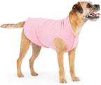 Goldpaw Stretch Fleece Dog Sweater - with Spandex for 4-Way Stretch - Soft, Comfortable Dog Coat - Machine Washable - Made in the USA - Rose - Size 26
