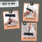 Claws & Co. Pet Hair Remover Roller: USA Owned Brand – Magic Pet Hair Removal Tool for Dog and Cat Hair – Reusable Lint Remover Roller Works on Clothes, Couches, Carpets and Car Seats