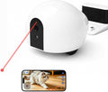 Pet Camera Robot with Treat Dispenser & Laser, Moving Cat Robot Camera for Dogs and Cats with Two-Way Audio, App Remote Control, Auto Recharge, Night Vision