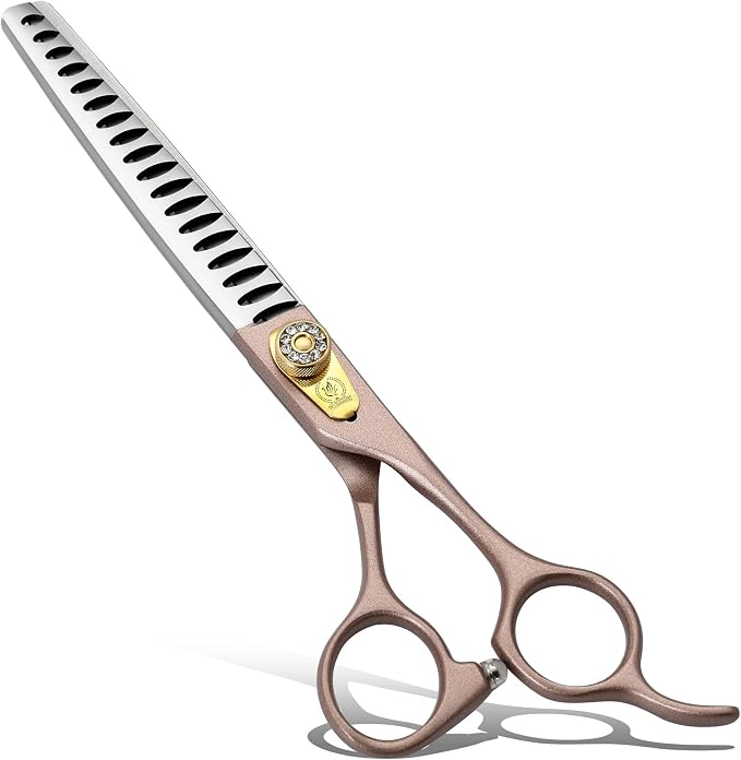 Thinning Shears for Dogs and Cats Pet Grooming Scissors Chunkers Shears 440C Stainless Steel Professional Dog Trimming Scissors 7.5''