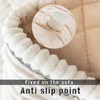 Mitid Sofa Cover Fuzzy Couch Cover for Pet, Couch Covers for Dogs Pets Mat | Washable Non-Slip Sofa Slipcover Cushion Protector Pets Friendly Mat, Dog Couch Cover, Square Couch Covers for Dogs Non Skid