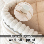 Mitid Sofa Cover Fuzzy Couch Cover for Pet, Couch Covers for Dogs Pets Mat | Washable Non-Slip Sofa Slipcover Cushion Protector Pets Friendly Mat, Dog Couch Cover, Square Couch Covers for Dogs Non Skid