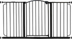 Regalo Safety 30.5"-58" Extra Wide Baby Gate, Bottom of Stairs & Doorways | Pressure Mounted with Door, For Babies, Toddlers & Pets, Bronze, Tested & Trusted for 30 Years