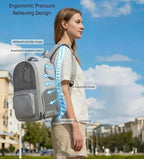 Interactive Expandable Pet Carrier Backpack for Cats & Small Dogs-Interactive Opening Pet Tent Backpack. Expandable for Extra Space.Breathable,Foldable Nest Bed for Travel, Walks,Vet & Home-Gray
