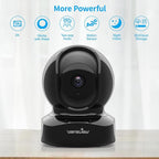 wansview 2K Indoor/Pet Cameras for Home Security, 2.4G WiFi Only, Q5 3MP B | Home Indoor Camera for Baby/Pet/Nanny, Motion Detection, 2 Way Audio Night Vision, Works with Alexa, with TF Card and Cloud