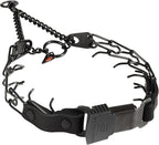 Herm Sprenger 2.25mm Prong Collar for Dog Training – Quick Release Clicklock & Swivel Ring - Dog Training Collar with Black Stainless Steel 2.25mm Prongs for Small Dogs (14-19" Neck)