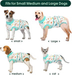 Kuoser Recovery Suit for Dogs Cats, Soft Dog Surgery Suit Female Male Spay | Professional Dog Onesie for Surgery, Substitute E-Collar & Cone, Prevent Licking Dog surgical suit Pet Neuter Suit