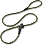 Fenrir Slip Leash 1.4m Professional Dog Training Lead to Stop Pulling, Perfect for Walks, Easy to Use, Spring Loaded Stopper, Light Weight and Durable (Green)