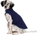 Goldpaw Stretch Fleece Dog Sweater - with Spandex for 4-Way Stretch - Soft, Comfortable Dog Coat - Machine Washable - Made in the USA - Navy - Size 22