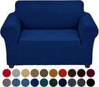 Joccun Classic Blue Waterproof Polyester Spandex Sofa Cover with Elastic Bottom