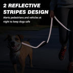 Double Handle Dog Leash with Poop Bag Holder and Car Seat Belt Buckle | Heavy Duty | Double Handle | with Poop Bag Holder | with Car Seat Belt Buckle | Reflective | Lightweight
