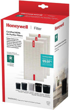 Honeywell HEPA Air Purifier Filter R, 3-Pack Air Filter Replacements | Air filtration for allergens, air filter for air purifier, HPA100/HPA200/HPA300 hepa filter replacement, 3000/5000 Series