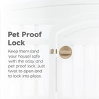 IRIS USA 6-Panel Dog Playpen, Pet Enclosure, White | Puppy Training, Custom Pen Configuration, Flexible Boundary, Configurable Layout, Secure Door Latch, Stable Non-Tip Base