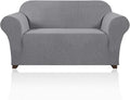 Stretch Loveseat Sofa Cover Slipcover Couch Cover for 2 Cushion Sofa Washable Sofa Cover for Pets Friendly Furniture Protector Covers with Non Slip Bottom(Loveseat, Dove)