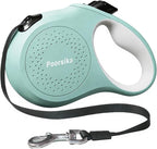 Retractable Dog Leash 16 ft Extendable Leash for Small and Medium Dogs Tangle-Free Nylon Tape One-Hand Brake Lock Walking Lead Up to 55 lbs