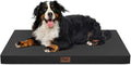 Outdoor Extra Large Dog Bed XXL for Giant Breed Dogs | Egg Crate Orthopedic Foam, Fits 48x30 Crates, TPU Waterproof Layer, Machine Washable 1680D Oxford Cover, Up to 110 lbs